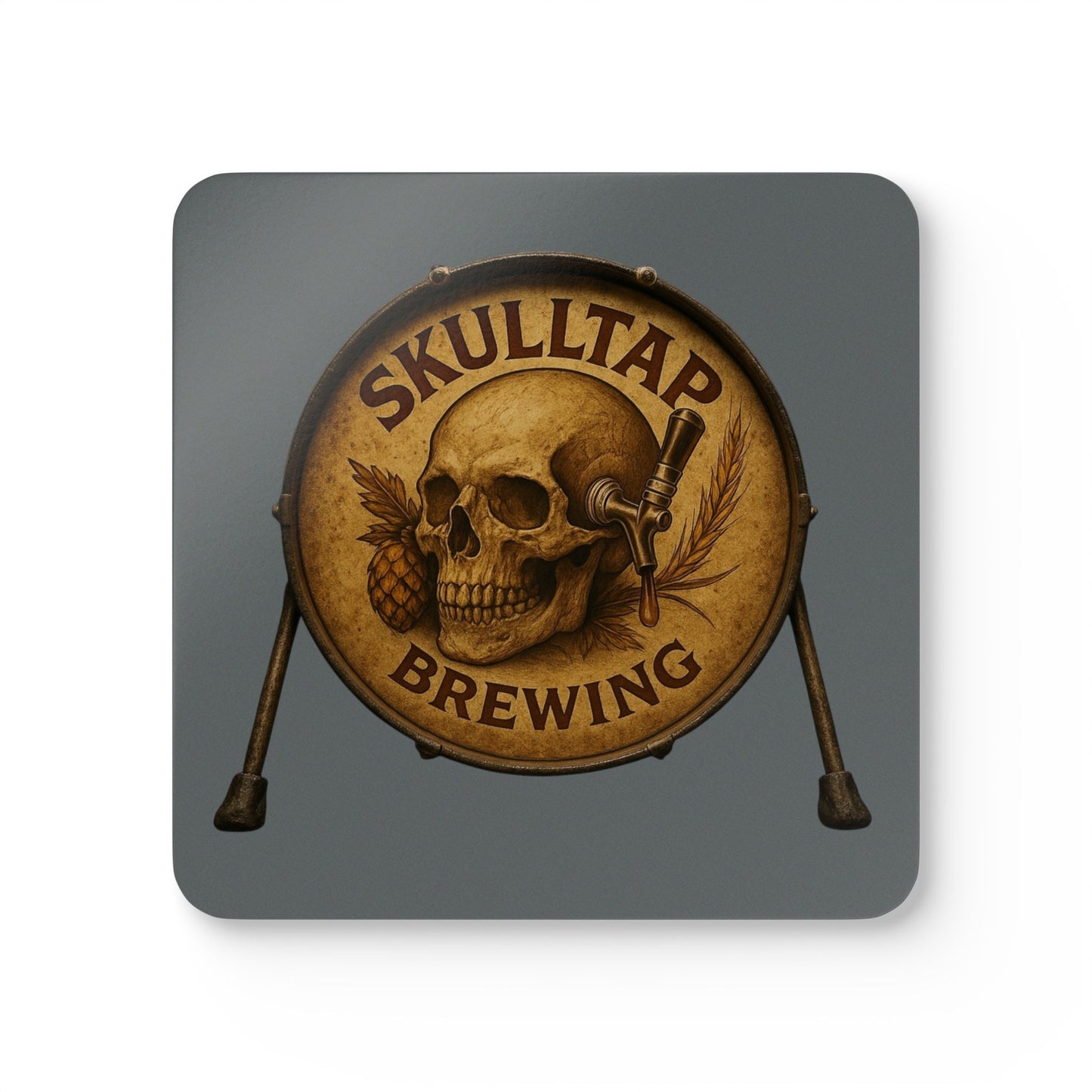 Skulltap Brewing Corkwood Coaster Set