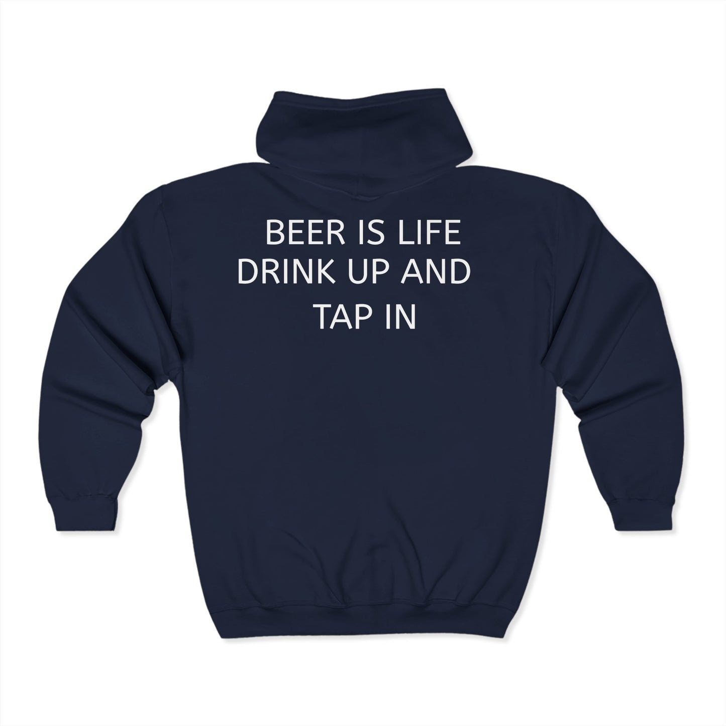 Men's SkullTap Full Zip Hoodie - Perfect for Brewery Lovers