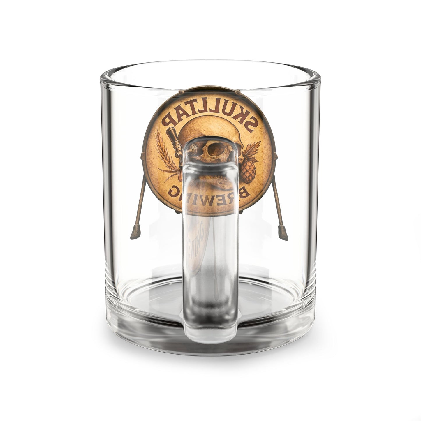 THE TAP MUG- 10oz SkullTap Glass Mug