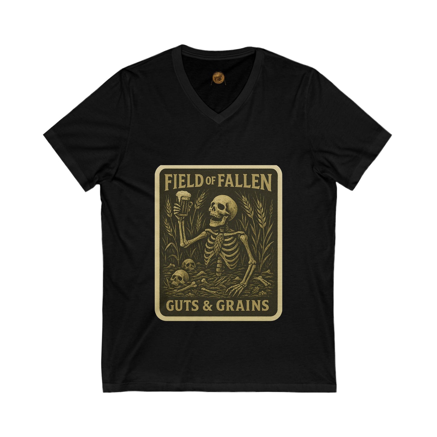 Guts & Grain V-Neck- Kiss the dirt