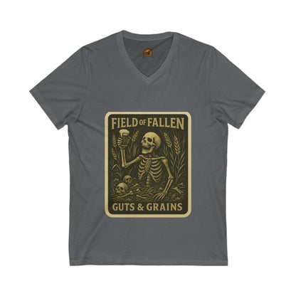 Guts & Grain V-Neck- Kiss the dirt