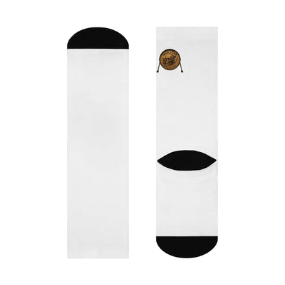 Cozy Cushioned Crew Socks with SkullTap Logo